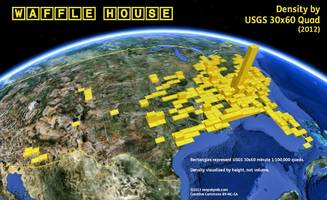 This Map Shows Where You're Most Likely To Find A Waffle House